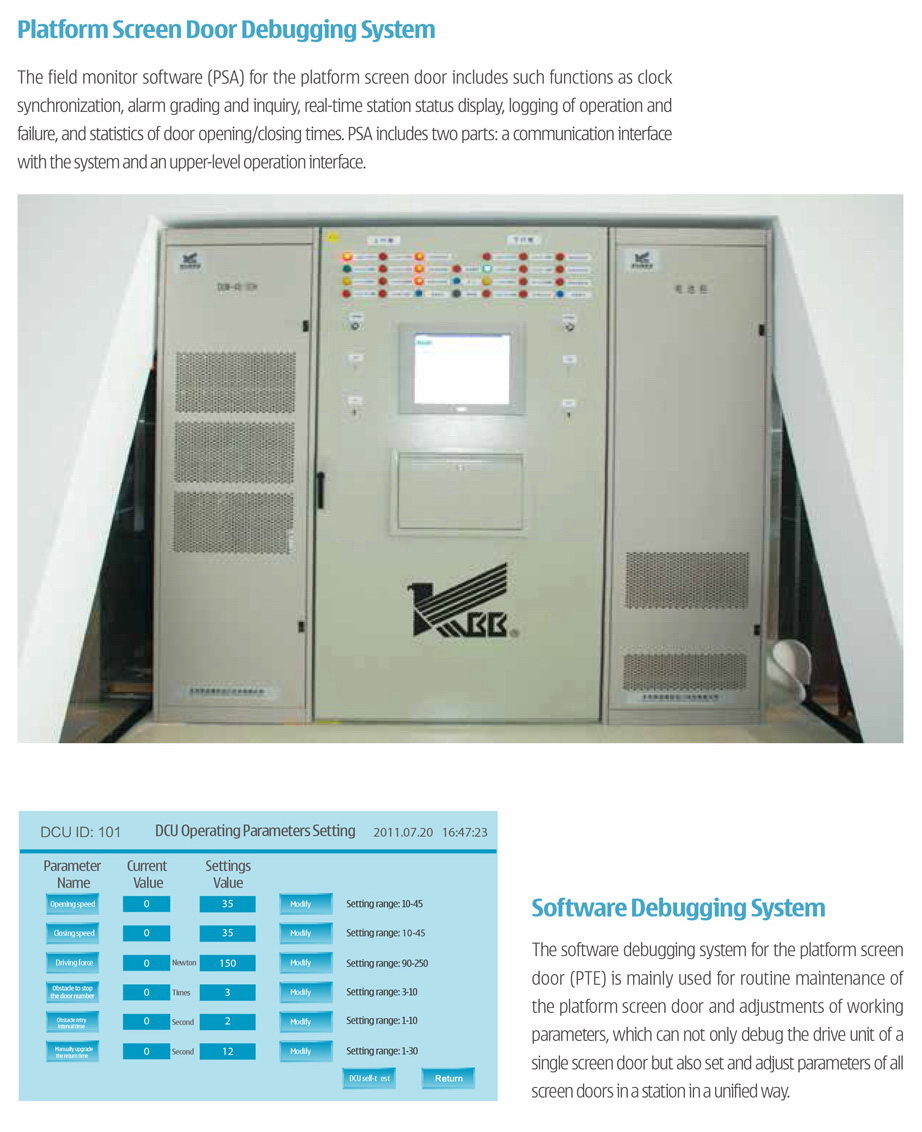 Platform Screen Door