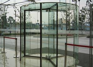 All Glass Revolving Door