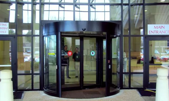 Automatic Revolving Door