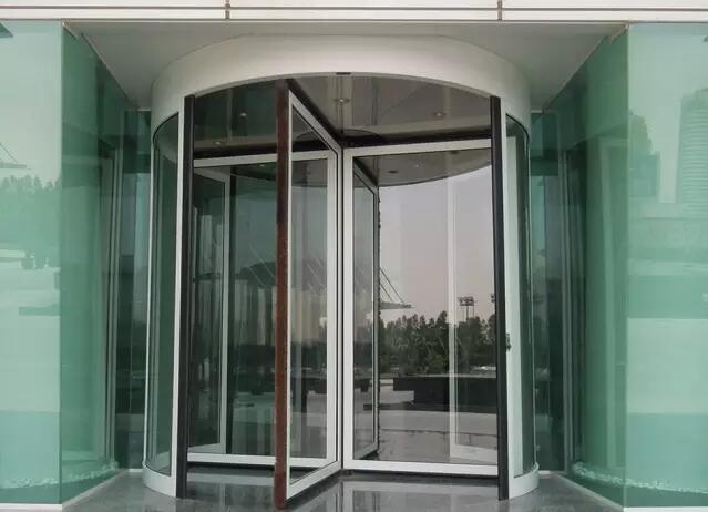 four wing automatic revolving door